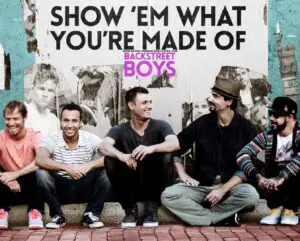 film poster for Back Street Boys: show 'em what your made of